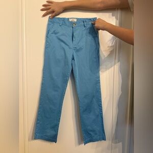 Light Blue Casual Chino Pants